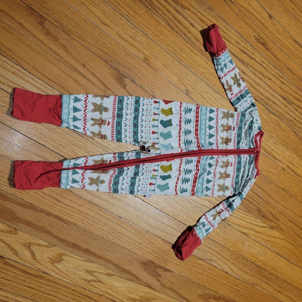 Little Sleepies "Fair Isle" Zippy Pajamas 6 to 12 Months